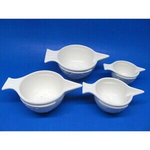 Lenox Kate Spade New York Cannon Street Set Of 4 Nesting Measuring Cups EX Cond